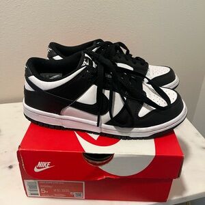 Nike Dunk Low Black and White Sneakers